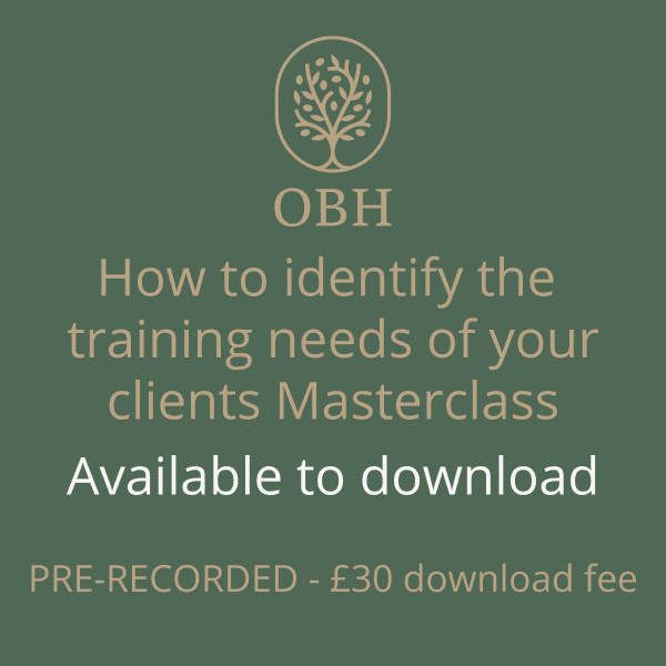 How to ID client training needs Masterclass